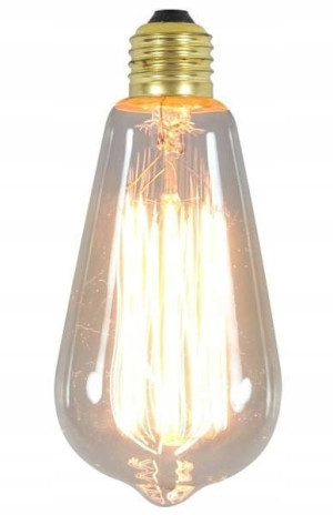 Żarówka Dekoracyjna Edison E27 60w Szkło Bezbarwne