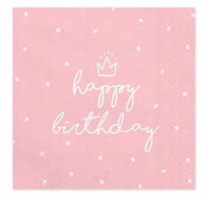 Serwetki Na Stół Papierowe Jednorazowe Urodzinowe