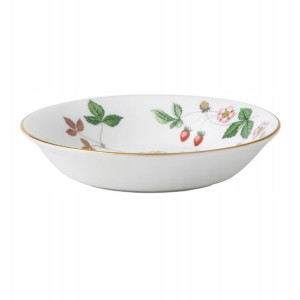 wild strawberry płaska miseczka 13cm wedgwood