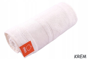 Ręcznik Duży Kąpielowy 100x150 Frotte 100% KREM