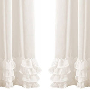 Firana Z Falbanami Flavia - Kremowa 140x250