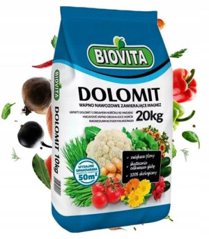 Dolomit Nawóz Wapno Nawozowe + Magnez Biovita 20kg