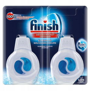 FINISH Zawieszka zapachowa do zmywarki odświeżacz 2x4ml