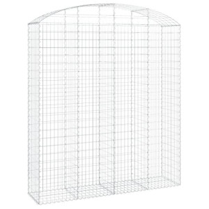Łukowaty kosz gabionowy 200x50x220/240 cm, galwanizowane żelazo