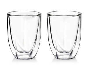 Elegancki Komplet szklanek termicznych 300ml 8.5x11.8cm