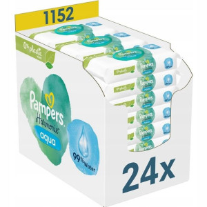 Chusteczki nawilżane Pampers Aqua 24 x 48szt