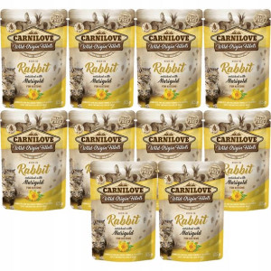 Carnilove Cat Pouch Rabbit&Marigold 10x85g