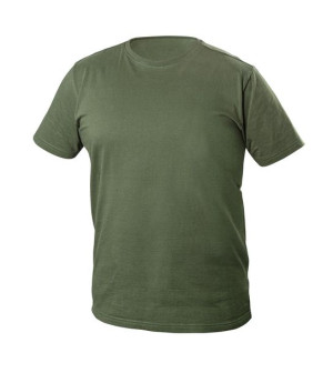 T-Shirt bawełniany ciemny zielony 2XL VILS