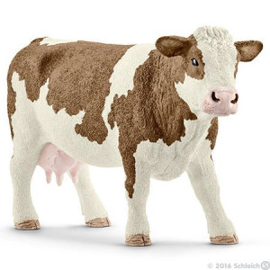Schleich 13801 KROWA RASY SIMENTALSKIEJ figurka krówka