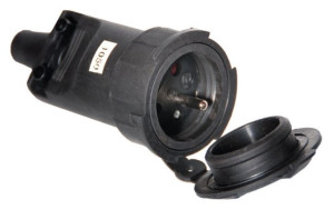 Gniazdo gumowe przenośne IP65 D.3149 250V