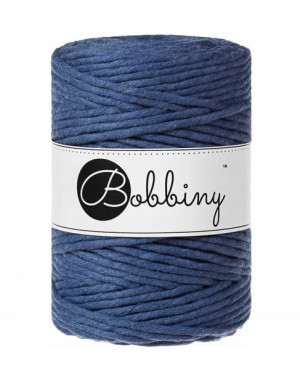 Sznurek do makramy Bobbiny 5 mm / Jeansowy