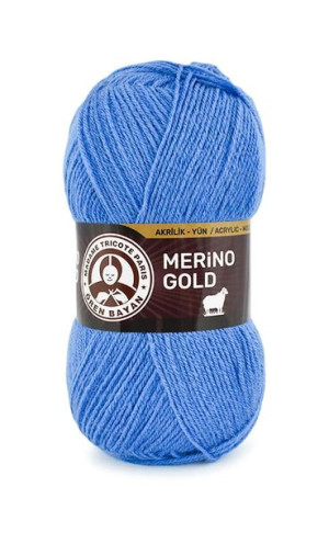 Włóczka MTP Merino Gold 015 / niebieski