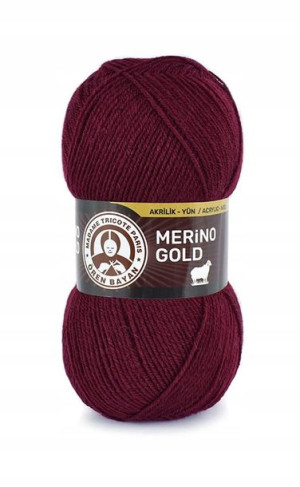 Włóczka MTP Merino Gold 035 / wino