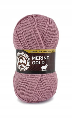 Włóczka MTP Merino Gold 127 / blady fiolet