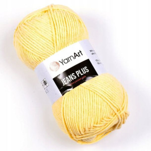 Włóczka YarnArt Jeans Plus 88 wanilia