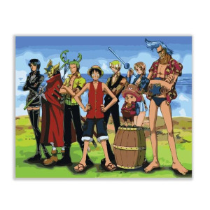 One Piece - Malowanie po Numerach
