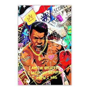 Plakat na płótnie Muhammad Ali - Największy
