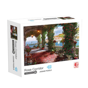 Piękne Puzzle z Korytarzem Róż