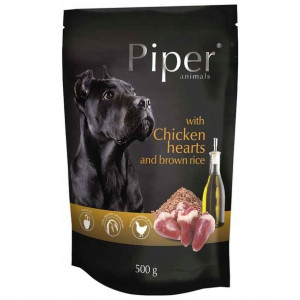 Dolina Noteci Piper dla psa serca kurczaka 500g