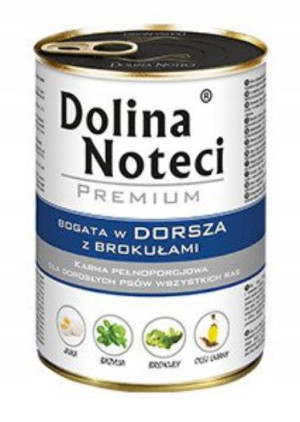 Dolina Noteci PREMIUM Dorsz z Brokułami 800g
