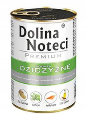 Dolina Noteci PREMIUM Dziczyzna Karma 400g