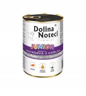 Dolina Noteci Junior 400g Wątróbka z Królika