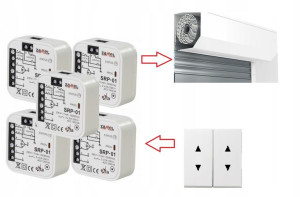 Zestaw sterowników do rolet 230V SRP-01 ZAMEL 5szt