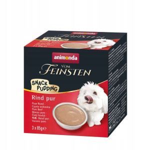 Animonda Pudding Snack dla psa 3x85g wołowina