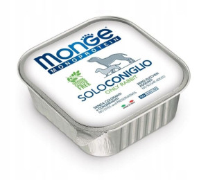 MONGE SOLO Karma dla psa królik 150g