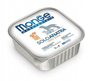 MONGE SOLO Karma dla psa kaczka 150g
