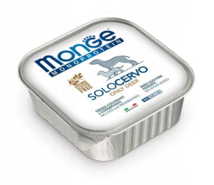 MONGE SOLO Karma dla psa jeleń 150g