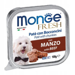 MONGE FRESH Karma dla psa z wołowiną 100g