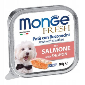 MONGE FRESH Karma dla psa z łososiem 100g