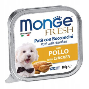 MONGE FRESH Karma dla psa z kurczakiem 100g