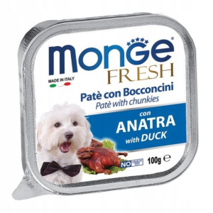 MONGE FRESH Karma dla psa z kaczką 100g