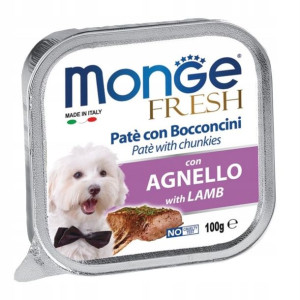 MONGE FRESH Karma dla psa z jagnięciną 100g