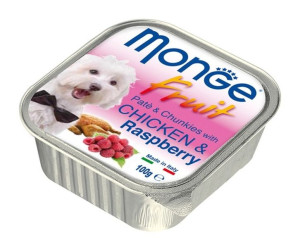 MONGE FRUIT Karma dla psa kurczak i maliny 100g