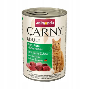 Animonda Carny Adult 400g wołowina indyk królik