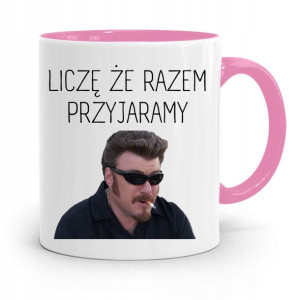 Kubek Różowy Dla Dziewczyny Liczę Że Przyjaramy