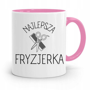 Kubek Różowy Dla Fryzjerki Najlepsza Fryzjerka