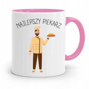 Kubek Różowy Dla Piekarza Najlepszy Piekarz