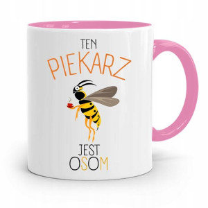 Kubek Różowy Dla Piekarza Ten Piekarz Jest Osom