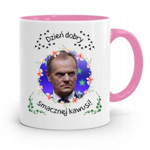 Kubek Różowy Donald Tusk Po Platforma Prezent
