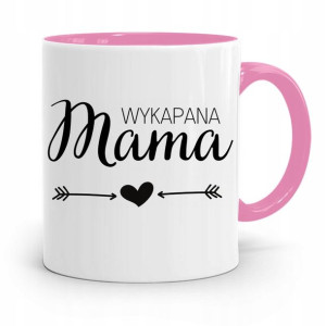 Kubek Różowy Dzień Dziecka Wykapana Mama