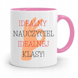 Kubek Różowy Na Dzień Nauczyciela Idealny Prezent