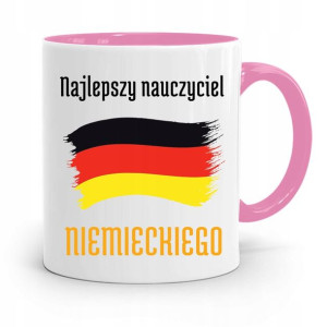 Kubek Różowy Na Dzień Nauczyciela Niemieckiego