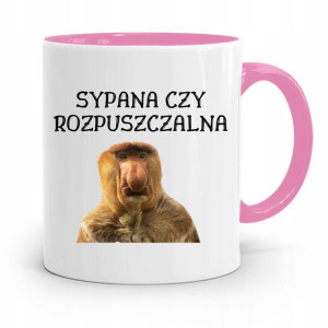 Kubek Różowy Nosacz Janusz Sypana Czy Rozpuszcza