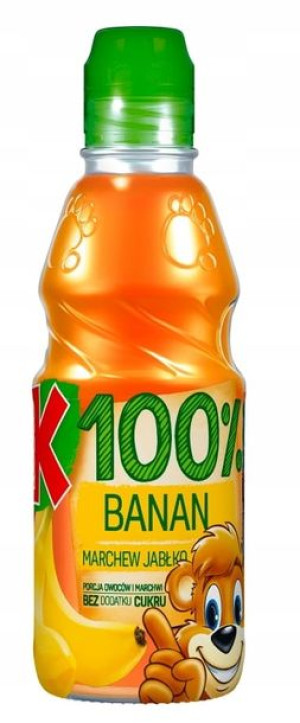 Kubuś 100% Sok Banan Marchew Jabłko 300ml