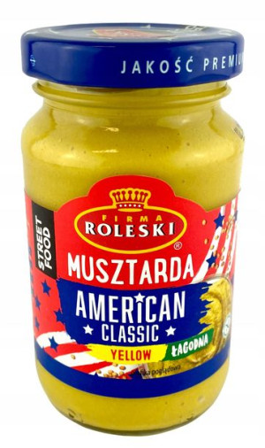 Roleski Musztarda America Classic Yellow Łag. 200g