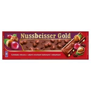 Nussbeisser Czeko. Mleczna z Orzech i Rodzyn 220g